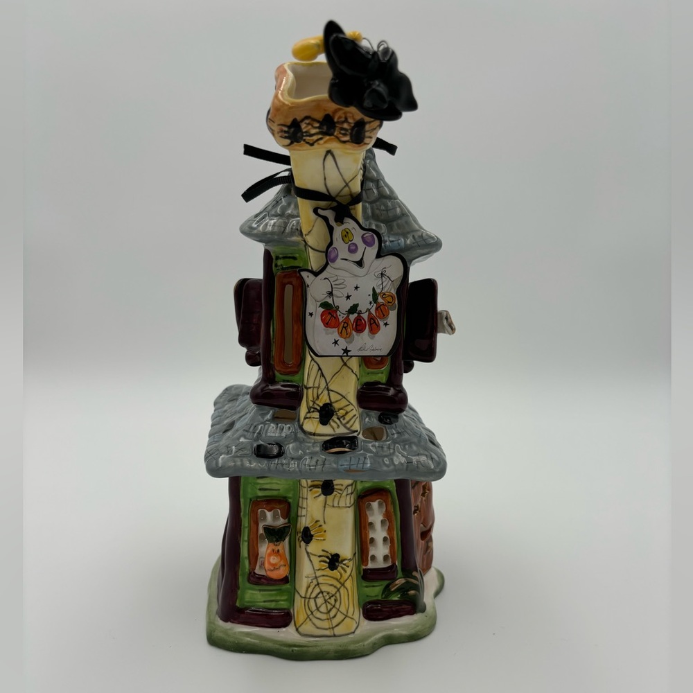 Blue Sky Howlin Mansion Ceramic Halloween Decor - Picture 2 of 5